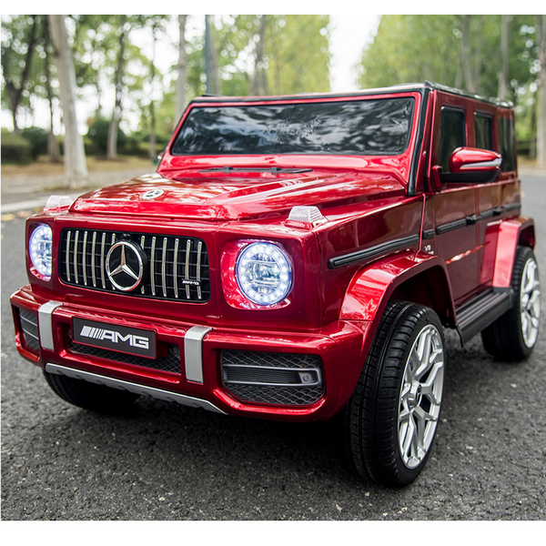Продукт Акумулаторен джип Mercedes Benz G63, 12V с меки гуми и кожена седалка - 0 - BG Hlapeta